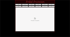 Desktop Screenshot of erdalerzincan.com.tr